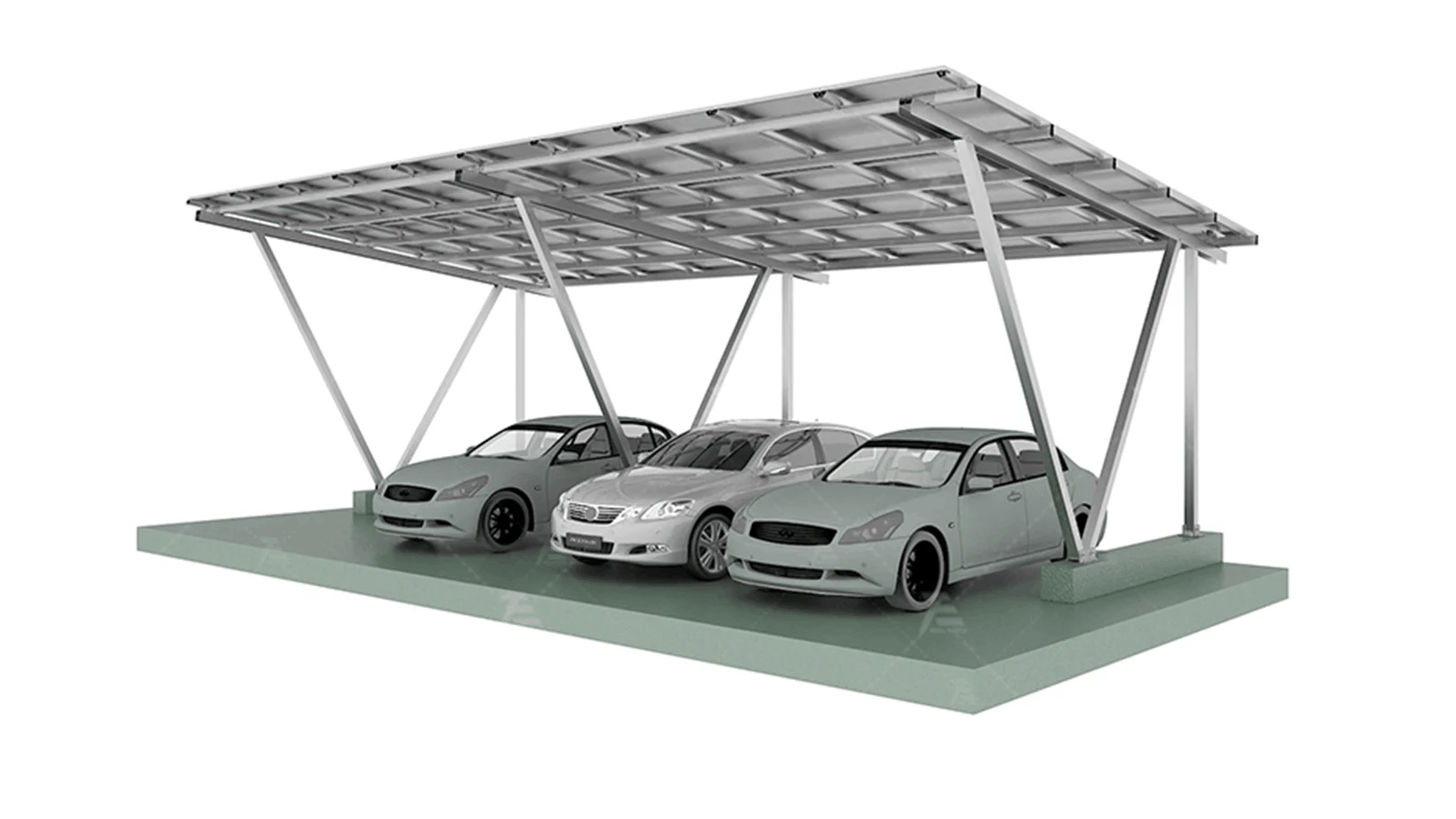 Canopée solaire étanche
