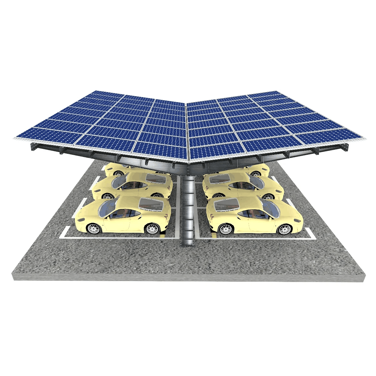 Canopée solaire étanche